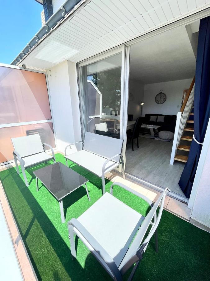 T3 Duplex Top Cosy Balcon 300M Des Plages 卡纳克 外观 照片