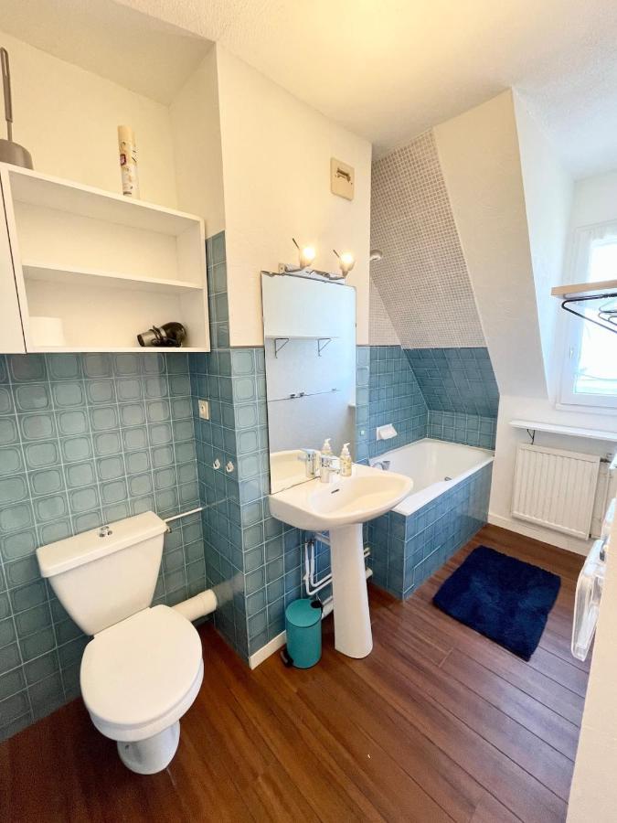 T3 Duplex Top Cosy Balcon 300M Des Plages 卡纳克 外观 照片